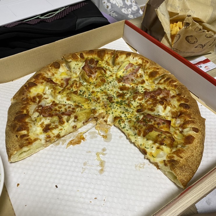 포테이토 피자가 맛있는 피자스쿨 가격과 메뉴