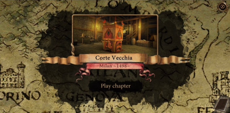  [공략] 하우스 오브 다빈치 2(The House of Da Vinci 2) - Corte Vecchia (Millan) 1