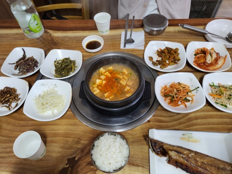  천안 신부동 한식 맛집 - '우리정' 된장찌개, 고등어구이 추천