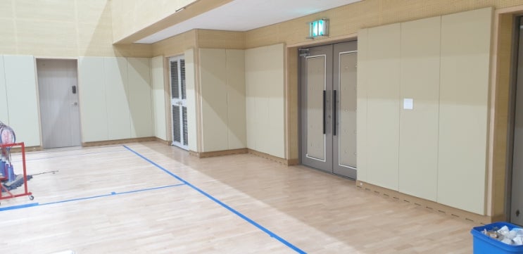  당진 신평고등학교 체육관 학교장터계약 시공사진 공유드립니다.