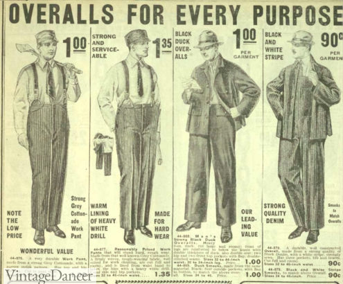 [번역] 1910s Men’s Working Class Clothing 1910년대 남성 노동자 계급 의류