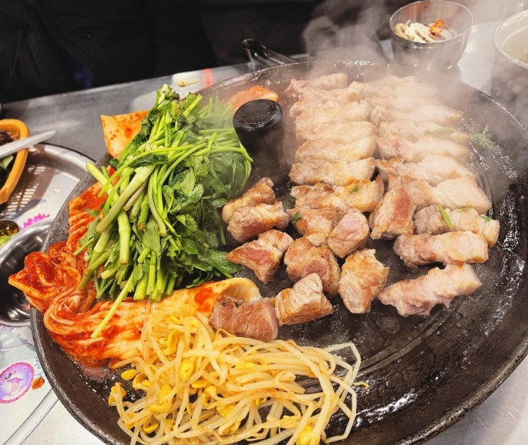  별내 고깃집 미나리와 쫄깃한 삼겹살 목구멍 남양주점