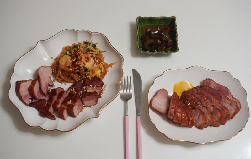 에어프라이어 간편식 요리 다향 바베큐 통삼겹