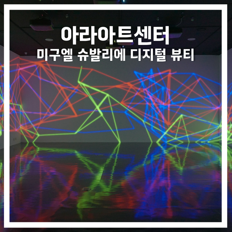  인사동 아라아트센터: 미구엘 슈발리에 디지털 뷰티 전시회
