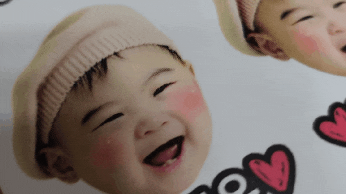  둥디자인 포토네임스티커로 어린이집입학선물 준비완료!