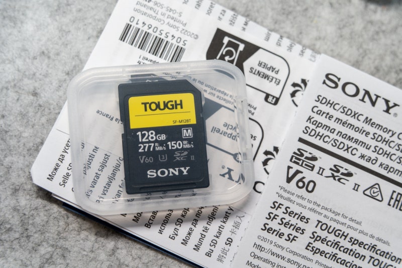 소니 터프 TOUGH V60 128GB SD 카드 벤치마킹 및 테스트 feat. A7C