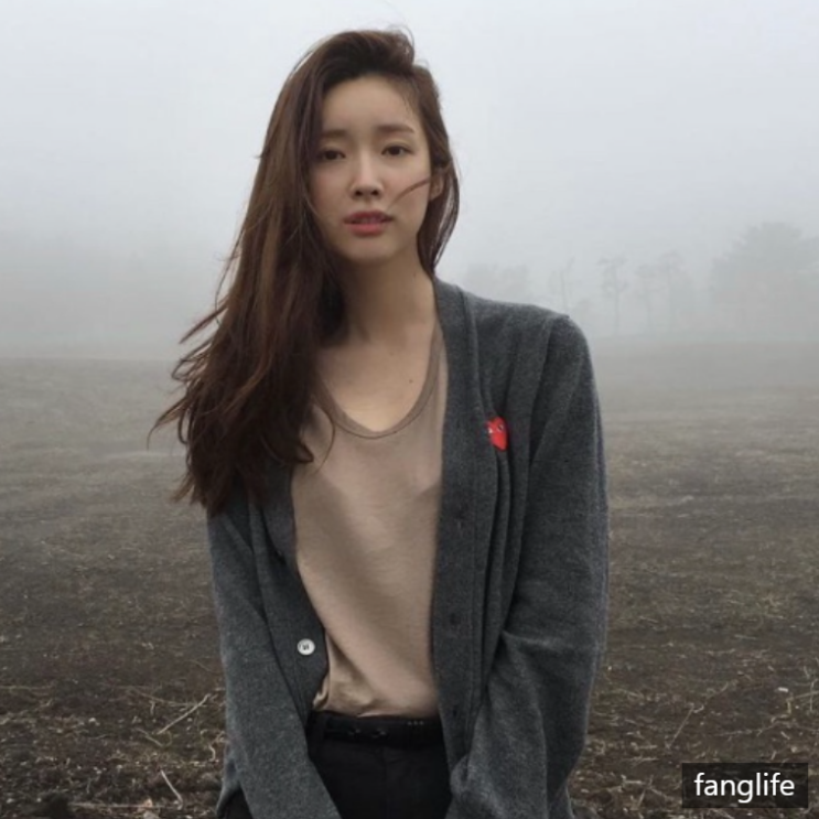  꼼데가르송 가디건 하트 종류, 여자 연예인 착용샷