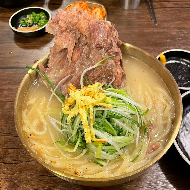 광주 첨단 왕뼈칼국수 맛집 뼈칼집