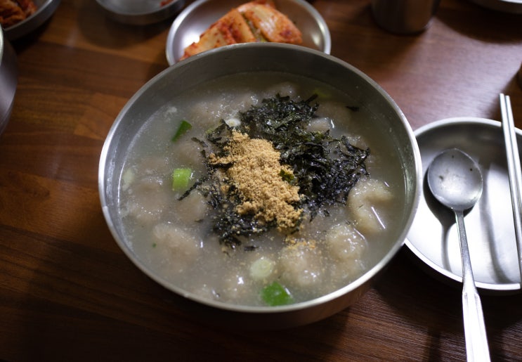  강릉 포남사골옹심이 푸짐한 양의 현지인 맛집 감자송편