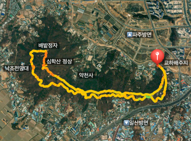  파주 심학산 등산 코스: 최단 코스 vs 빡센 코스