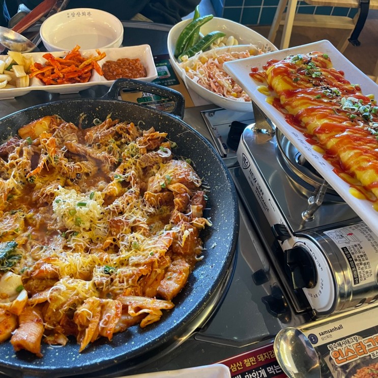 [전주신시가지맛집] 삼산회관 도청점/돼지김치 구이 맛집/혼밥쌉가능!