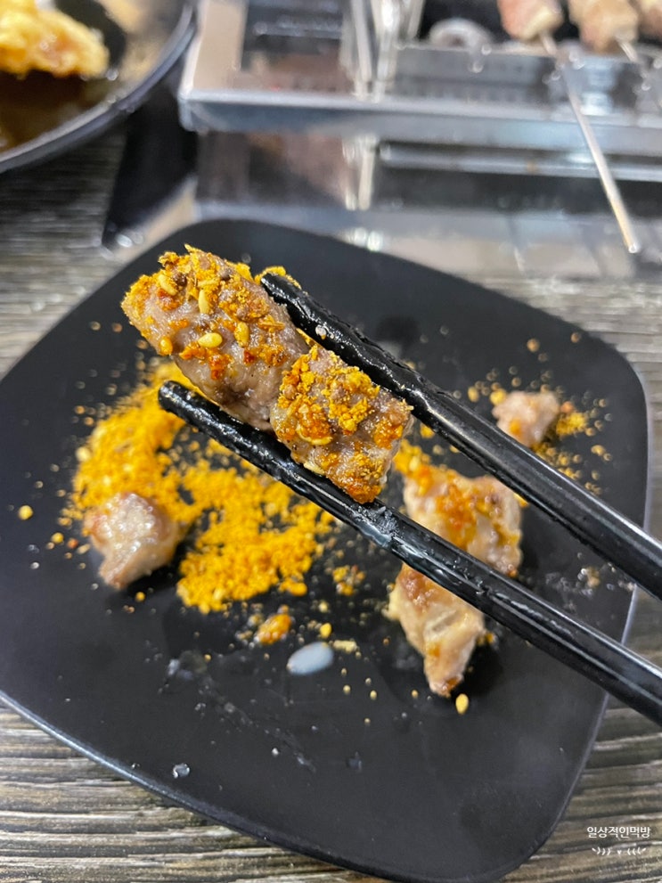  안양 범계역 천희양꼬치 ( 양꼬치소금구이 , 칠리새우 , 꿔바로우 , 볶음면 ) 솔직한 내돈내산 후기