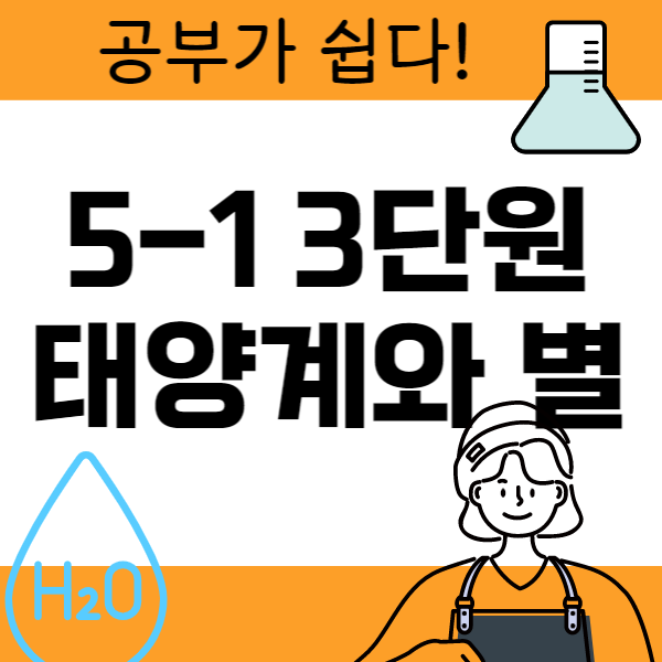  과학 5-1 3단원 태양계와 별 행성에 대해서 알아보자