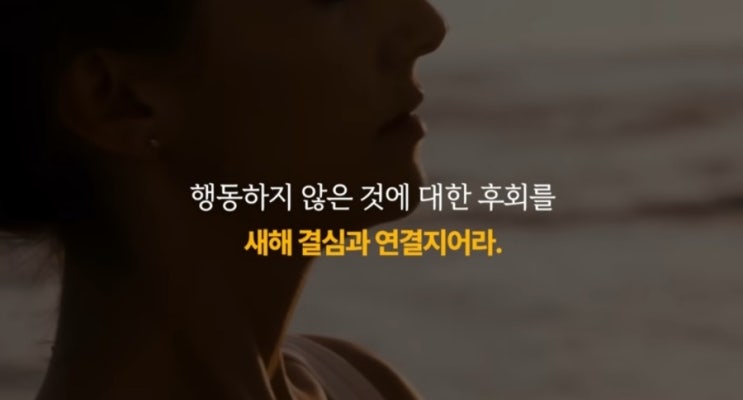  후회의 재발견, 후회의 최적화, 행동하지 않은 것을 새해 결심과 연결하기