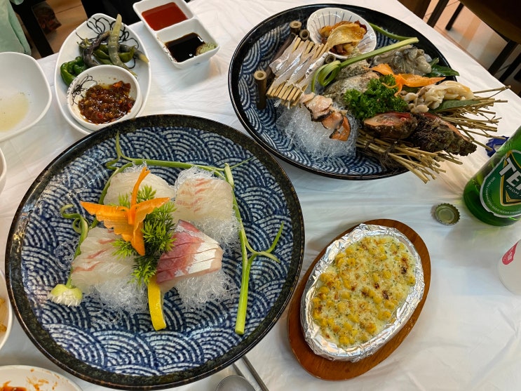  통영 여행 맛집 추천 서피랑 쪽 '해녀해물다찌' 후기, 통영 다찌 뜻