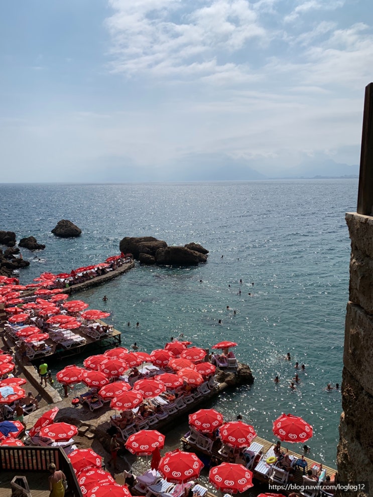  터키여행 : 안탈리아(Antalya) - 1 (안탈리아공항에서 시내가는법, 머멀리비치, 고등어케밥, 숙소추천, 터키아이스크림)