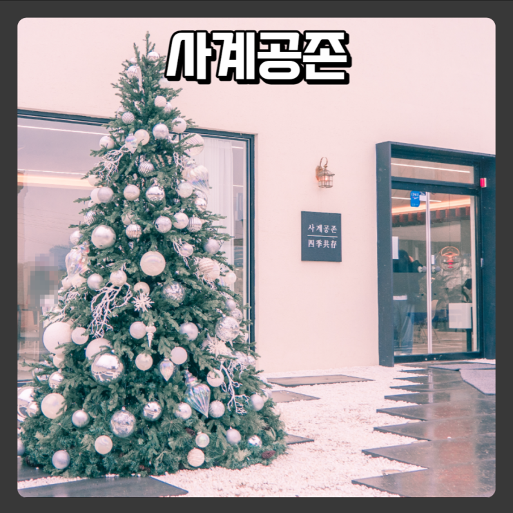  세종 드라이브하기 좋은곳, 세종 근교 카페 추천 - 사계공존