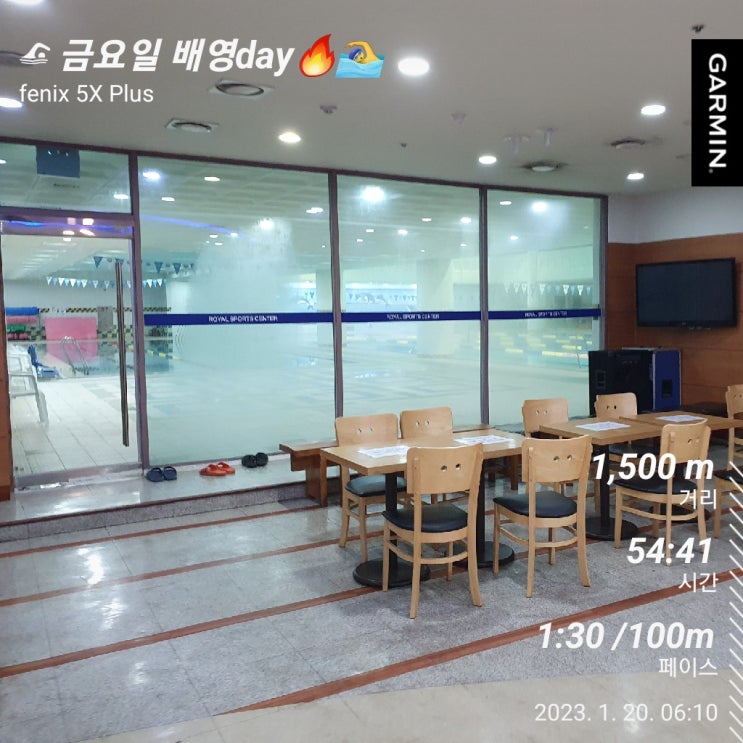  [수영일기] 1월 20일 설연휴가 두려워!