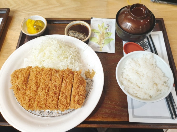  광주 신세계백화점 지하1층 돈까스맛집 사보텐