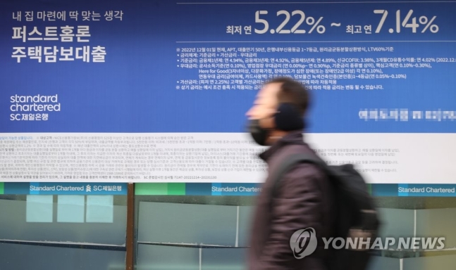 은행 대출금리 보름새 1%p '뚝'…이번주 7%대 사라지고 6%대로