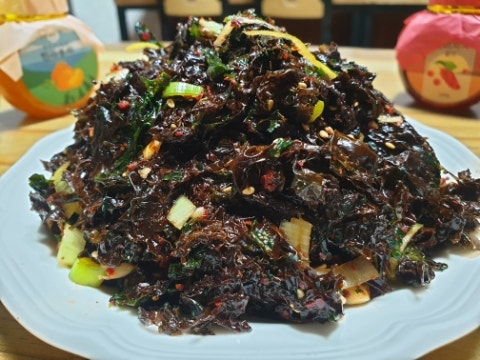 김 파래무침 김자반 맛있게 무치는 법 엄마표 반찬 레시피