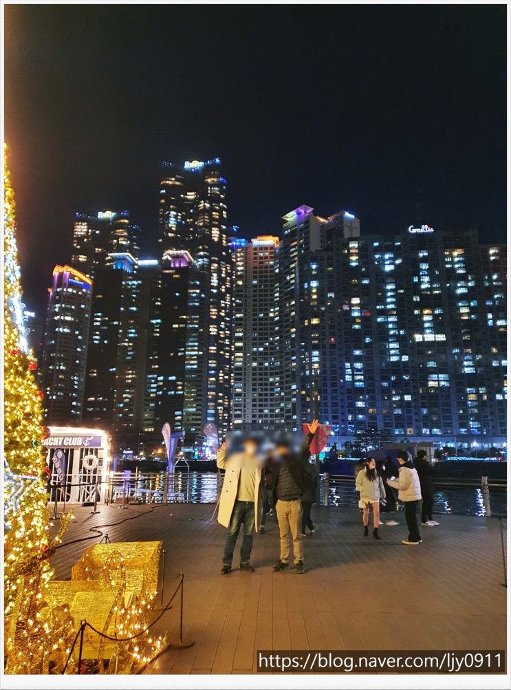  부산 해운대 더베이101 야경 주차 즐기기 해운대 빛축제