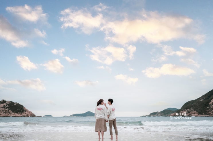  홍콩 섹오비치에서 웨딩사진 찍었어요 c [사진작가 추천 / 침사추이 훠궈 / 익청빌딩]