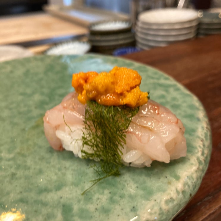  강남구청역 스시앤바당 스시오마카세 후기