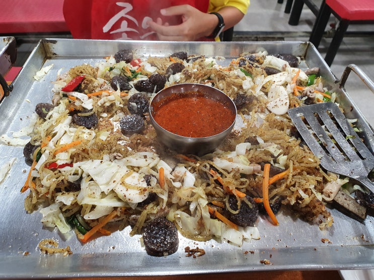  신림 양지순대타운 미림원조통통 추억의 백순대!