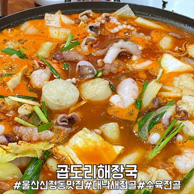  울산 남구 맛집 이색전골 끝판왕 곱도리해장국!