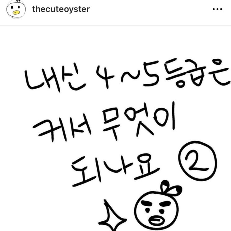  인스타툰추천 내신 4등급으로 인서울하기