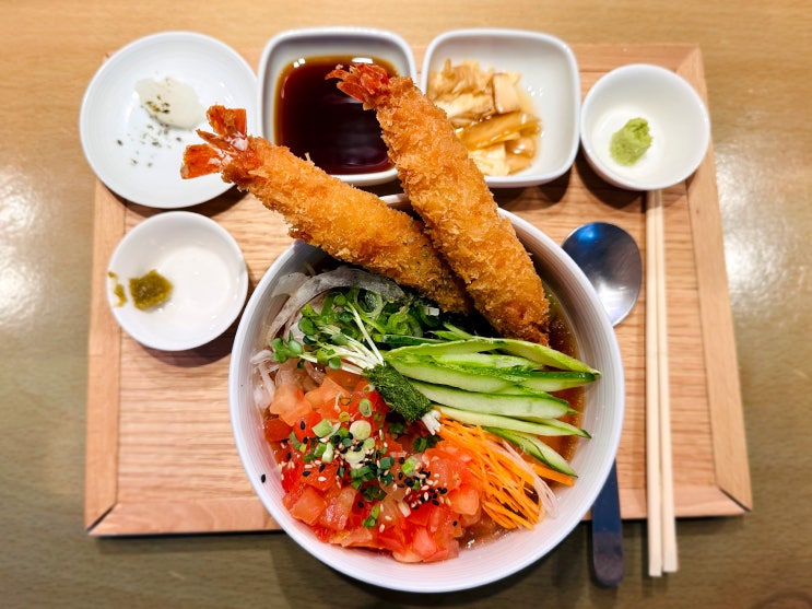  연남동 미쁘동 본점 “연어국수, 간장새우장 정식” 홍대 소바 맛집: 서울/연남동