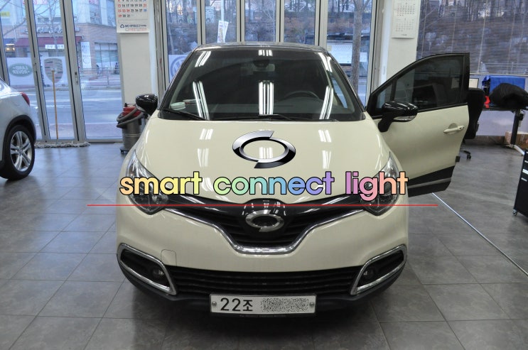  QM3오디오수리 네비수리 smart connect light 스마트컨넥트라이트 전원불량 블랙아웃 메인보드 고장수리 - 수원테크(수입차오디오수리전문)