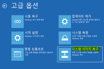  윈도우10/ win10 시스템 이미지 만들기로 백업 및 복구하기