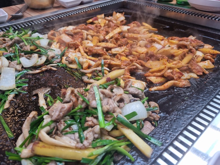  당산역 회식하기 좋은 곳 오리돌판구이 당산뻘 리뷰!!