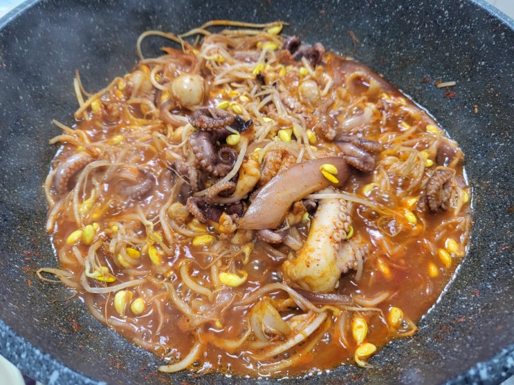  인천 송도 쭈꾸미 맛집-송쭈집 양념쭈꾸미볶음 밀키트 리뷰