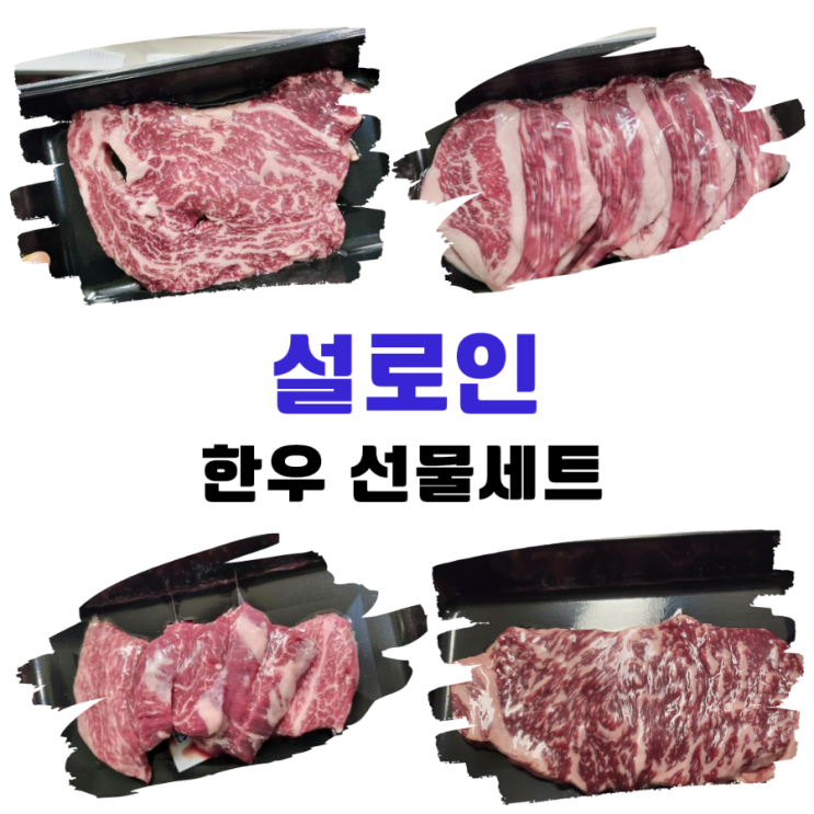  설로인 한우 선물세트 | 고급스러워 선물하기 좋은 고기세트