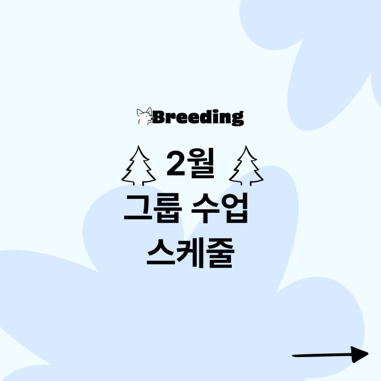 2월 그룹 수업 스케줄 OPEN - 산책 짖음 그룹 훈련 2월 그룹 수업 스케줄 OPEN - 산책 짖음 그룹 훈련