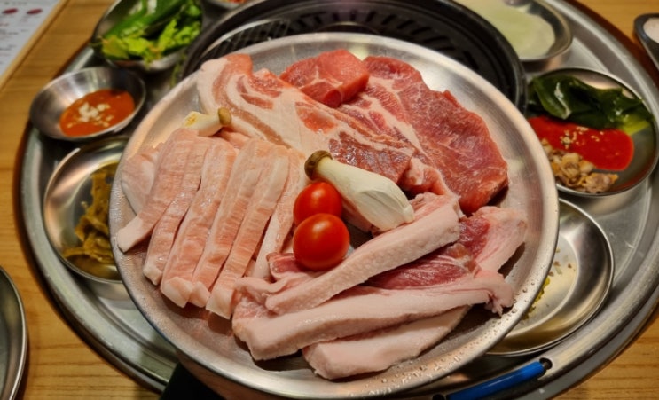  김해 고기집 맛집 / 쟁반집 8292 김해삼계점 / 삼계동 삼겹살맛집