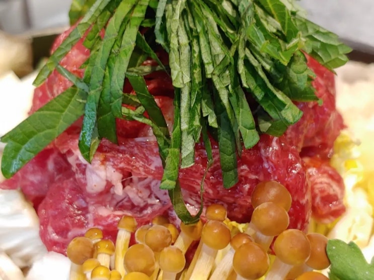  역삼역 맛집 우미돈 블랙 런치 B코스! 1++최상급 한우 소불고기 그리고 한입요리! 참치타타키