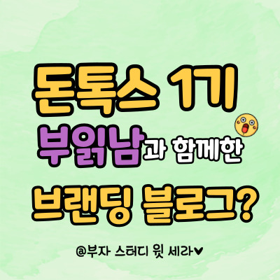  부읽남카페, 디벨로 돈톡스 브랜딩 블로그 챌린지 성공 후기 (30일 미션 인증)