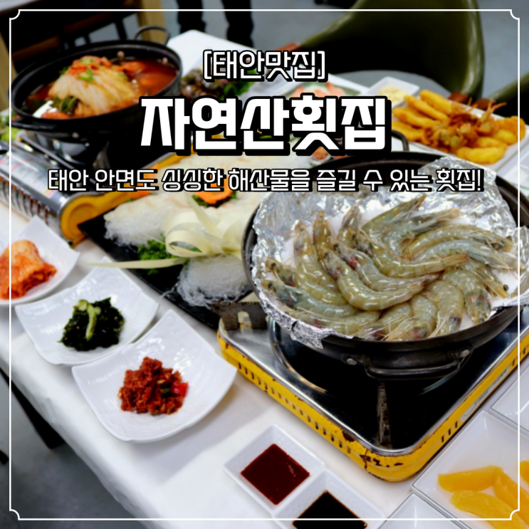  안면도 맛집 가성비 자연산횟집
