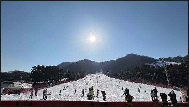  지산 스키장 할인 가격 및 정보 알고 가세요~!