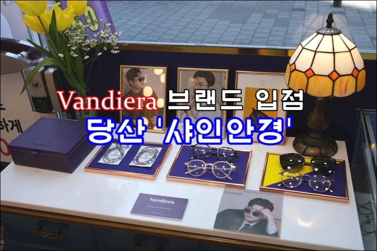  당산안경 반디에라 김호중안경 입점한 안경점 샤인안경 방문했어요