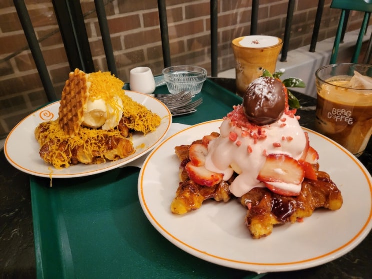  (한남동카페)크로플이 맛있는 디저트카페 한남베르그(메뉴,가격)