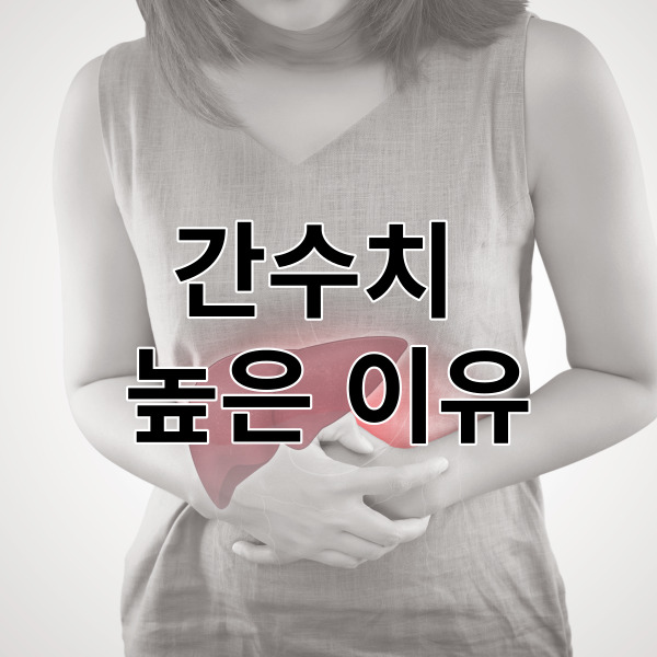  간수치 높은 이유 원인 한번에 총정리!