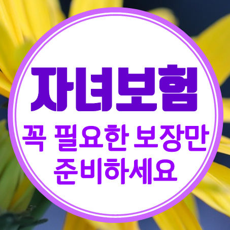 자녀실비보험 가입조건 확인하면서 자녀치아보험 함께 알아보면 좋아요.