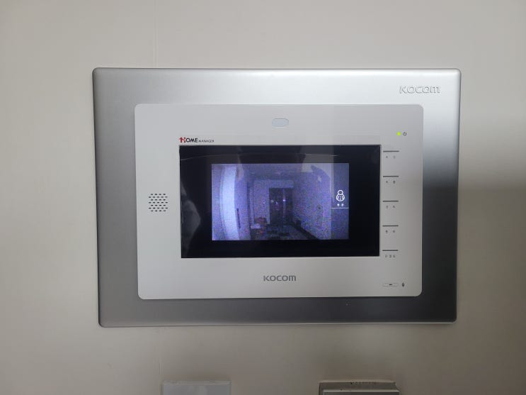  남양주 호평동 동원로얄듀크아파트 코콤 비디오폰 K6B VP-70A 교체 후기