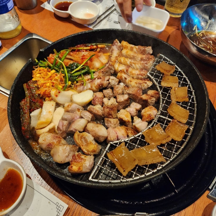  [신천시장 맛집] 대구 수성구 수성동 대구은행역 고깃집 '꽃돼지식당' 수성점 예약, 꽃돼지세트 후기