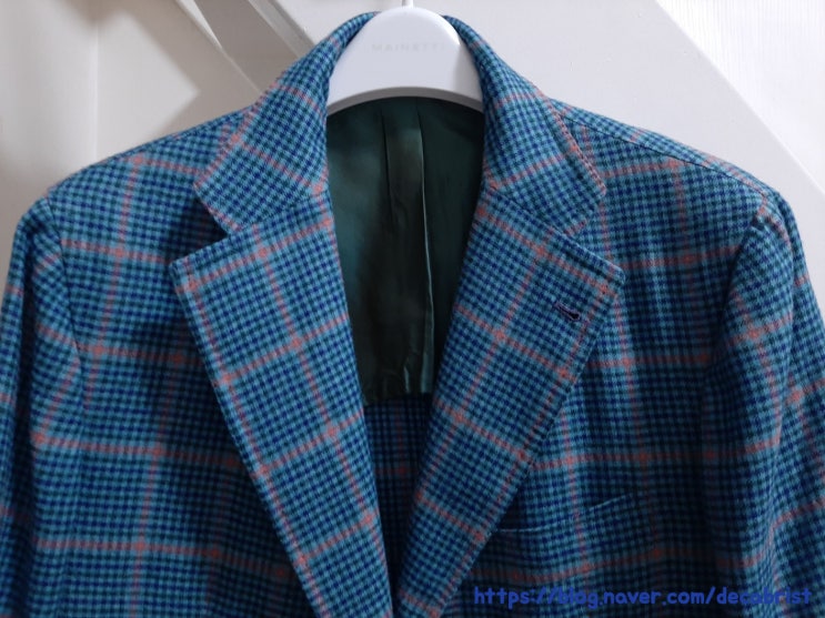  Orazio Luciano Check Patterned Sports Coat 오라치오 루치아노 체크 패턴 스포츠 코트